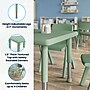 Flash Furniture Wren Square Activity Table, 24" x 24", Height Adjustable, Sage (YUYCX0022SQRSGE)~#|#~A6F41CC4-7A07-4B94-8488C904BDFD1E1E_sc7