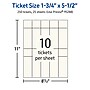 Avery Integrated Cards, 1-3/4" x 5-1/2" , Matte Ivory, 250/Pack (95288)~#|#~A6FB71DC-F119-4092-B6BF165A1808F9B8_sc7