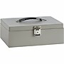 Sparco Products Cash Box, 7 Compartments, Latch Lock, Gray (SPR15501)~#|#~A719F36E-2973-43E2-997522580B44AB5A_sc7