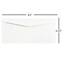 JAM Paper #10 Business Commercial Envelopes, 4 1/8 x 9 1/2, White, 25/Pack (35532)~#|#~A72311A6-D0C4-4754-A8F044526DF6D19B_sc7