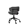 Linon Home Decor Products Tristan Armless Fabric Swivel Computer and Desk Chair, Black (178535BLACK01U)~#|#~A7281DE1-B73B-4FD8-BBC9F5EA0EAFCB64_sc7