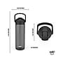 Zak! Liberty Plastic Water Bottle, 24 oz., Ebony (0015-X280)~#|#~A729CC07-F4ED-422C-B65EFEEA81BD7460_sc7