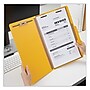 Universal Recycled Reinforced Pressboard Classification Folder, 2" Expansion, Legal Size, Vivid Yellow, 10/Box (UNV10214)~#|#~A7422043-6737-498A-BA6421B3395836EA_sc7