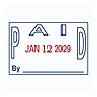 2000 Plus 2-Color Paid Dater, Blue and Red Ink  (011033)~#|#~A748D3E4-8021-47D1-A71DD0F68ECECF77_sc7