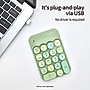 SaharaCase Retro Numeric Keypad Wireless Ergonomic Number Pad, Sage Green (KB47)~#|#~A75FA952-4CCB-48A1-A87E3E99CAF6B665_sc7