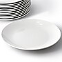 Elama Porcelain Dinner Plate Set, White, 12 Piece~#|#~A75FD50D-F675-448A-8AD89A29A6A7F49C_sc7
