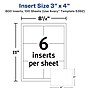Avery Customizable Name Badge Insert Refills, 3" x 4", White, 600/Pack(35392)~#|#~A7659501-36F2-4AE8-ADB4750F32B49F1D_sc7