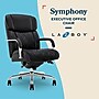 La-Z-Boy Symphony Ergonomic Bonded Leather Swivel Executive Chair, Black and Chrome (CCHR10013D)~#|#~A7678E49-3ED0-40C3-984713FF8114CB0B_sc7