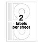 Avery Laser Media Labels, White Matte, 50 Disc and 100 Spine Labels/Pack (5931)~#|#~A7695726-5D9E-404E-8C1BE7B8F31BCEF6_sc7