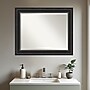Amanti Art Ridge Black Frame Wall Mirror, 27.5" x 33.5" (A42674593609)~#|#~A76F5352-C11E-42B4-A3CE94BF4DA5C32F_sc7