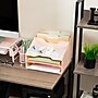 Mind Reader 5-Compartment Plastic Desk Tray, Pink (ANCHBOX5-PNK)~#|#~A772FD63-53E0-4376-87A7CC5F8880E17C_sc7