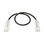 Tripp Lite 1' CAT-6 Ethernet Cable, 28 AWG, Black (N201-S01-BK)~#|#~A774392A-CC30-482B-A26D9F87F1B82A9E_sc7