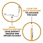 BIC Xtra Sparkle Mechanical Pencil, Medium Point, 0.7mm, 24/Pack (MPLP241-BLK)~#|#~A779F3C0-26DC-448A-A79A36795D58A97E_sc7