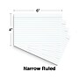 Staples™ 4" x 6" Index Cards, Lined, White, 100/Pack (TR50985)~#|#~A77C4EDA-AB36-40C4-8163F2102EE490FE_sc7