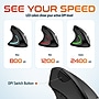 Delton S12 Wireless Ergonomic Vertical Left-Handed USB-A/C Mouse, Black (DMERG12LWB)~#|#~A7803EAF-BF21-4FF7-AD5455B439E9724C_sc7