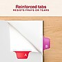 Staples Durable Paper A‑Z Alphabetical Dividers, 26‑Tabs, Multicolor~#|#~A78C7108-BBEE-40F7-9DC0CA62A6B8DD5A_sc7