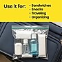 Glad Double Zipper Sandwich Bag, 50 Bags/Box (57263)~#|#~A797CB07-227B-4298-8B2933D1600BED03_sc7