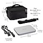 Bentgo Heat Electric Insulated Lunch Bag, Carbon Black (BGHEATBG-CB)~#|#~A7AF938F-C894-43DC-835C2696A5DB4227_sc7