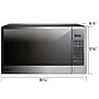 Panasonic 1.3 Cu. Ft. Countertop Microwave, Stainless Steel (NN-SU676S)~#|#~A7C3AEB2-2908-4415-8B5F167FCF834D4E_sc7