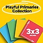 Post-it Super Sticky Notes, 3" x 3", Playful Primaries Collection, 70 Sheet/Pad, 24 Pads/Pack (65424SSANCP)~#|#~F1E79338-D155-48BE-B8E35ADE05BD133F_sc7