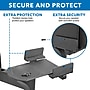 Mount-It! Speaker Wall Mounts with Sliding Clamps, Black, 2/Pack (MI-SB37)~#|#~A7E950D6-3177-47B5-857B2D4E99A55074_sc7