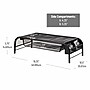 Mind Reader Monitor Stand with Paper Tray, Metal, Black (MESHMONSTA-BLK)~#|#~A7EB5366-1B35-4CC5-BD073D786441FB0D_sc7