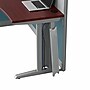 Bush Business Furniture Office in an Hour 63"H x 65"W L-Shaped Cubicle Workstation, Hansen Cherry (WC36494-03STGK)~#|#~A7EE1375-F87D-4B7A-A3F8AE7D42B58B51_sc7