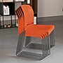 Flash Furniture HERCULES Series Plastic Contoured Stacking Chair, Orange/Gray (RUT238AOR)~#|#~A7FC0091-F839-4B65-9BA54A3BAF0EE8D1_sc7