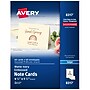 Avery Embossed General Use Note Cards, Matte Ivory, 60/Pack (08317)~#|#~A80426E3-39CE-43B5-9E398D86B1968D4B_sc7