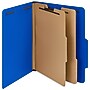 Staples 100% Recycled Heavy Duty Classification Folder, 2-Dividers, 2" Expansion, Letter Size, Dark Blue, 10/Box (ST62550)~#|#~A813863F-49C4-4C18-91B18337063CEF40_sc7