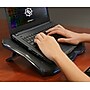 Enhance Cryogen 5 Adjustable Laptop Cooling Pad Stand, 1 Fan, 2 USB Ports, Black (ENGXC50100BLWS)~#|#~A81646C5-98DE-40F5-AD4CBE47F4652E69_sc7