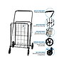 Mount-It! Rolling Utility Shopping Cart with Double Basket, 66 Lbs., Black (MI-907)~#|#~A822F58C-E13C-446D-A7CB5333AD517AED_sc7
