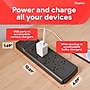 Staples TECH 12-Outlet 2-USB Port Surge Protector, 8', 3900 Joules, Black (ST62774)~#|#~A82BACC7-006D-4D2A-B818708271183D72_sc7