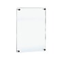 Azar Sign Holder, 23.5" x 31.5", Wall Mounted, Silver, Plastic (105531)~#|#~A833C608-9DA7-4576-97CB190F36D764D9_sc7