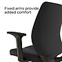 Staples® Essentials Ergonomic Fabric Swivel Task Chair, Black (UN59380)~#|#~A841CD74-3FEA-4786-AD9D3E76DA9F329B_sc7
