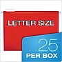 Pendaflex Reinforced Hanging File Folders, 1/5 Tab, Letter Size, Red, 25/Box (04152 1/5 RED)~#|#~A8541CA2-8C8E-4AE8-88FAE18C2B8202E9_sc7
