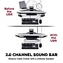 GOgroove UBR USB Computer Sound Bar Speaker, Black (GGSVUBR100BKWS)~#|#~A861E363-9917-42D5-951E021612D7B633_sc7