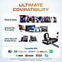 Delton 95X Bluetooth Mono Phone & Computer Earbuds & Charging Case, Black (DBH95X)~#|#~A872E499-D934-4C78-914B0B12EFD913D4_sc7