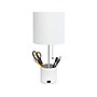 Simple Designs Table Lamp, White (LT1085-WHT)~#|#~A872EDAD-7EA0-41AC-A88629CEDFC17E29_sc7