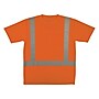 Ergodyne GloWear 8282 High Visibility Short Sleeve T-Shirt, ANSI Type R Class 2, Orange, Large (21854)~#|#~A87A572B-0006-42B9-9269639CCC3E1E4F_sc7