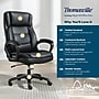 Thomasville Lansing Ergonomic Polyurethane Big & Tall Chair, 400 lb. Capacity, Black (52398-BLK)~#|#~A87AC8D3-C54F-4FF8-9D40465CD5B3A206_sc7