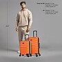 InUSA Trend 2-Piece Hardside Spinner Luggage Set, TSA Checkpoint Friendly, Orange (IUTRE0SM-ORA)~#|#~A8825160-D63B-441F-9D4D0A52C6A9E467_sc7
