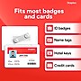 Staples Magnetic Badge Holders, Credit Card Size, Clear Horizontal ID Holders with Secure Magnet Backing, 25‑Pack~#|#~A882BD70-90DB-4C78-A7C8D4F90391881E_sc7