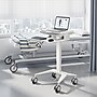 Mount-It! MedHub Mobile Medical Cart Workstation with Locking Caster Wheels, White/Grey (MI-16003)~#|#~A89740E6-3001-4686-970E28B0E2B509D8_sc7