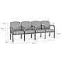 Lesro Weston 4-Seat Tandem Seating, Chambray Light Navy/Riftwood Walnut(WS4103.WRW-01CHLN)~#|#~A8A6202D-C67B-4544-B9CABA1665E25579_sc7