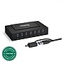 Plugable 7-Port USB-C Charging Hub, Black (USBC-HUB7BC)~#|#~A8C55774-7966-4680-9C167BEBAB6D7B8D_sc7