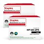 Staples Remanufactured Black High Yield Toner Cartridges Replacement for HP 58X (CF258X), 2/Pack ~#|#~A8D6D736-B675-43BB-BFF9FA97475056E6_sc7