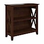 Bush Furniture Key West 30"H 2-Shelf Bookcase with Adjustable Shelf, Bing Cherry (KWB124BC-03)~#|#~A8F8226C-659D-41BB-A810C6C6E932EB20_sc7