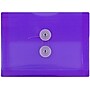 JAM Paper Premium Plastic Filing Envelope with Button & String Closure, Purple, 3/Pack (920B1PUX3)~#|#~A916F10A-8BD5-496D-9B542213A0308DB8_sc7