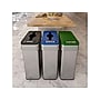 HLS Commercial Stainless Steel Trash Cans, 21-Gallon, Assorted Colors, 3/Set (HLS21UOTTRIO)~#|#~A92E0EC9-96F7-4E49-974FAD6659BA1FAF_sc7